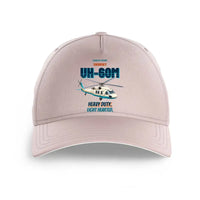 Thumbnail for Sikorsky UH-60M Black Hawk - Heavy duty. Light hearted. design on pink printed hat