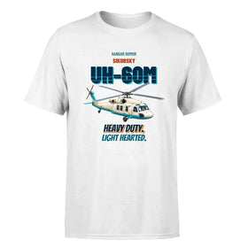 Single-Side Printing — Sikorsky UH-60M Black Hawk - Heavy duty. Light hearted. T-Shirts