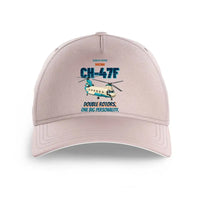 Thumbnail for Boeing CH-47F Chinook - Double rotors. One big personality. design on pink printed hat