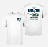 Thumbnail for Bell UH-1H Iroquois Huey - Classic beat. Fresh attitude. - Double-Side T-Shirt design on white double side t shirt