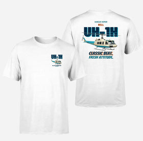 Double-Side Printing — Bell UH-1H Iroquois Huey - Classic beat. Fresh attitude. T-Shirts