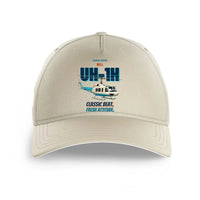 Thumbnail for Bell UH-1H Iroquois Huey - Classic beat. Fresh attitude. design on beige printed hat