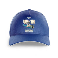 Thumbnail for Bell UH-1H Iroquois Huey - Classic beat. Fresh attitude. design on blue printed hat