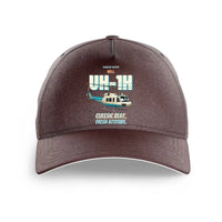 Thumbnail for Bell UH-1H Iroquois Huey - Classic beat. Fresh attitude. design on brown printed hat