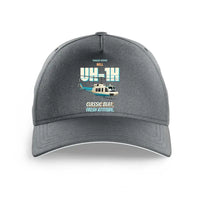 Thumbnail for Bell UH-1H Iroquois Huey - Classic beat. Fresh attitude. design on gray printed hat