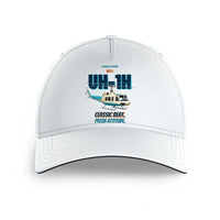 Thumbnail for Bell UH-1H Iroquois Huey - Classic beat. Fresh attitude. design on white printed hat
