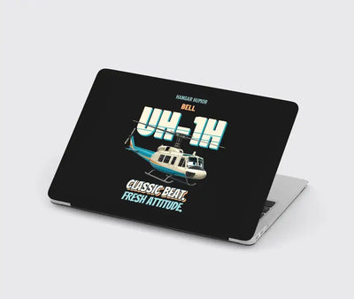 Bell UH-1H Iroquois Huey - Classic beat. Fresh attitude. design on black MacBook case