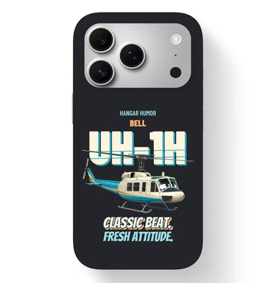 Bell UH-1H Iroquois Huey - Classic beat. Fresh attitude. design on black magsafe iphone 17 pro