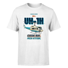 Single-Side Printing — Bell UH-1H Iroquois Huey - Classic beat. Fresh attitude. T-Shirts