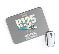 Thumbnail for Airbus H125 - Peak plans. Zero runway. design on gray rectangle mouse pad