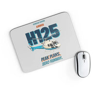 Thumbnail for Airbus H125 - Peak plans. Zero runway. design on light gray rectangle mouse pad
