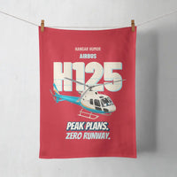 Thumbnail for Airbus H125 - Peak plans. Zero runway. design on red towel