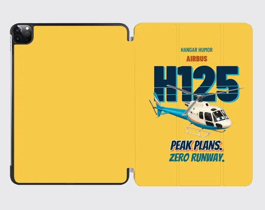 Airbus H125 - Peak plans. Zero runway. design on yellow ipad tablet case