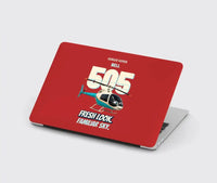Thumbnail for Bell 505 - Fresh look. Familiar sky. design on red MacBook case