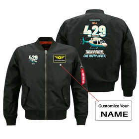 Bell 429 - Twin power. One happy hover. Bomber Jackets