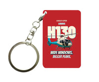 Thumbnail for Airbus H130 - Wide windows. Bigger plans. design on red key chain