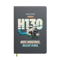 Thumbnail for Airbus H130 - Wide windows. Bigger plans. design on gray notebook