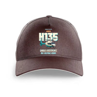 Thumbnail for Airbus H135 - Small footprint. Big helping hand. design on brown printed hat