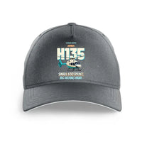 Thumbnail for Airbus H135 - Small footprint. Big helping hand. design on gray printed hat