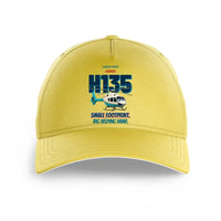 Thumbnail for Airbus H135 - Small footprint. Big helping hand. design on yellow printed hat