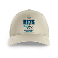 Thumbnail for Airbus H175 - Offshore days. Upbeat ways. design on beige printed hat