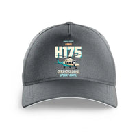 Thumbnail for Airbus H175 - Offshore days. Upbeat ways. design on gray printed hat
