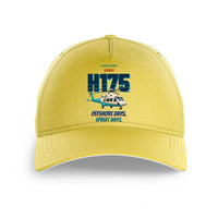Thumbnail for Airbus H175 - Offshore days. Upbeat ways. design on yellow printed hat