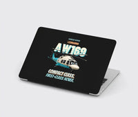 Thumbnail for Leonardo AW169 - Compact class. First-class hover. design on black MacBook case