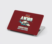 Thumbnail for Leonardo AW169 - Compact class. First-class hover. design on dark red MacBook case