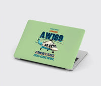 Thumbnail for Leonardo AW169 - Compact class. First-class hover. design on light green MacBook case