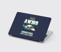 Thumbnail for Leonardo AW169 - Compact class. First-class hover. design on navy blue MacBook case