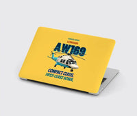Thumbnail for Leonardo AW169 - Compact class. First-class hover. design on yellow MacBook case