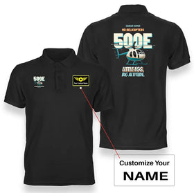 MD Helicopters MD 500E - Little egg. Big altitude. Premium Polo T-Shirts