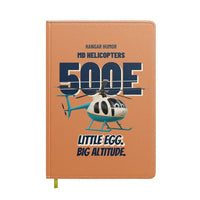 Thumbnail for MD Helicopters MD 500E - Little egg. Big altitude. design on orange notebook