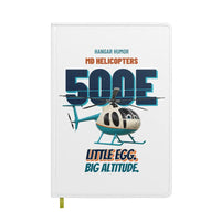 Thumbnail for MD Helicopters MD 500E - Little egg. Big altitude. design on white notebook