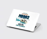 Thumbnail for MD Helicopters MD 902 Explorer - Quiet tail. Loud personality. design on white MacBook case