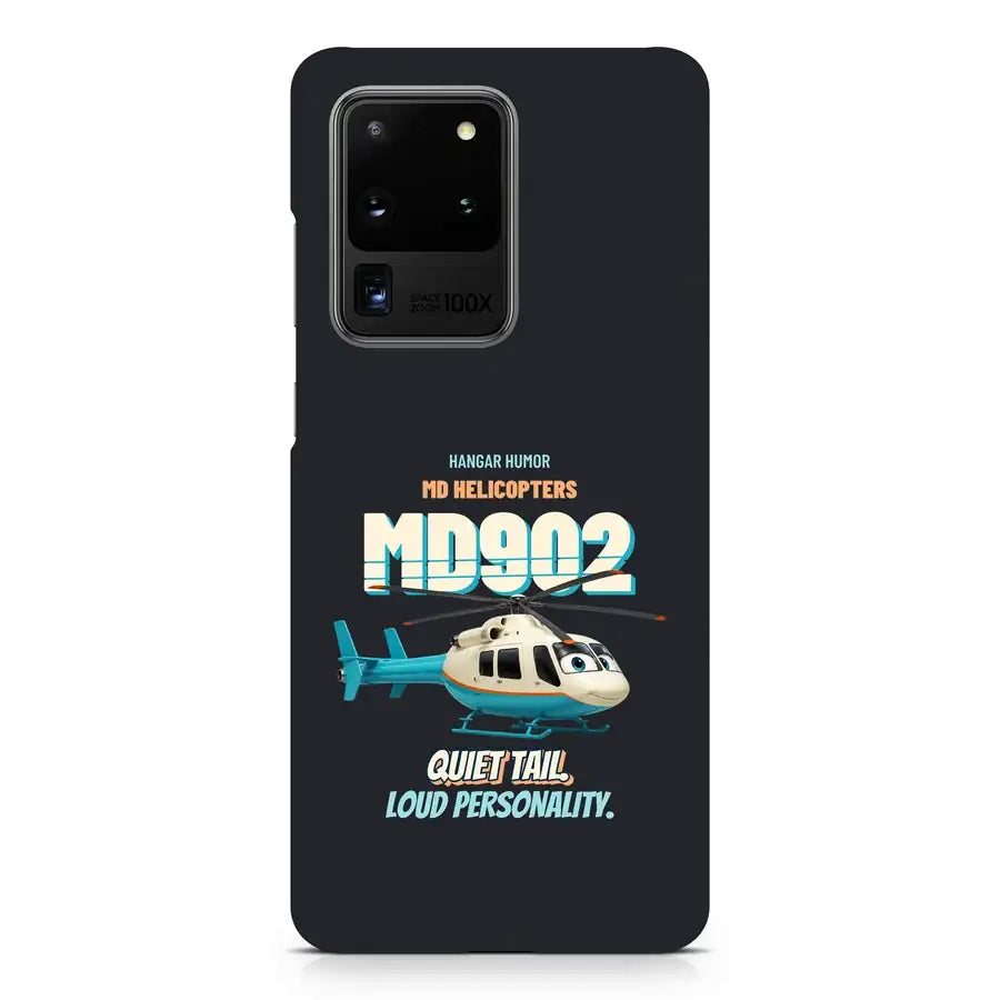 MD Helicopters MD 902 Explorer - Quiet tail. Loud personality. design on black samsung case