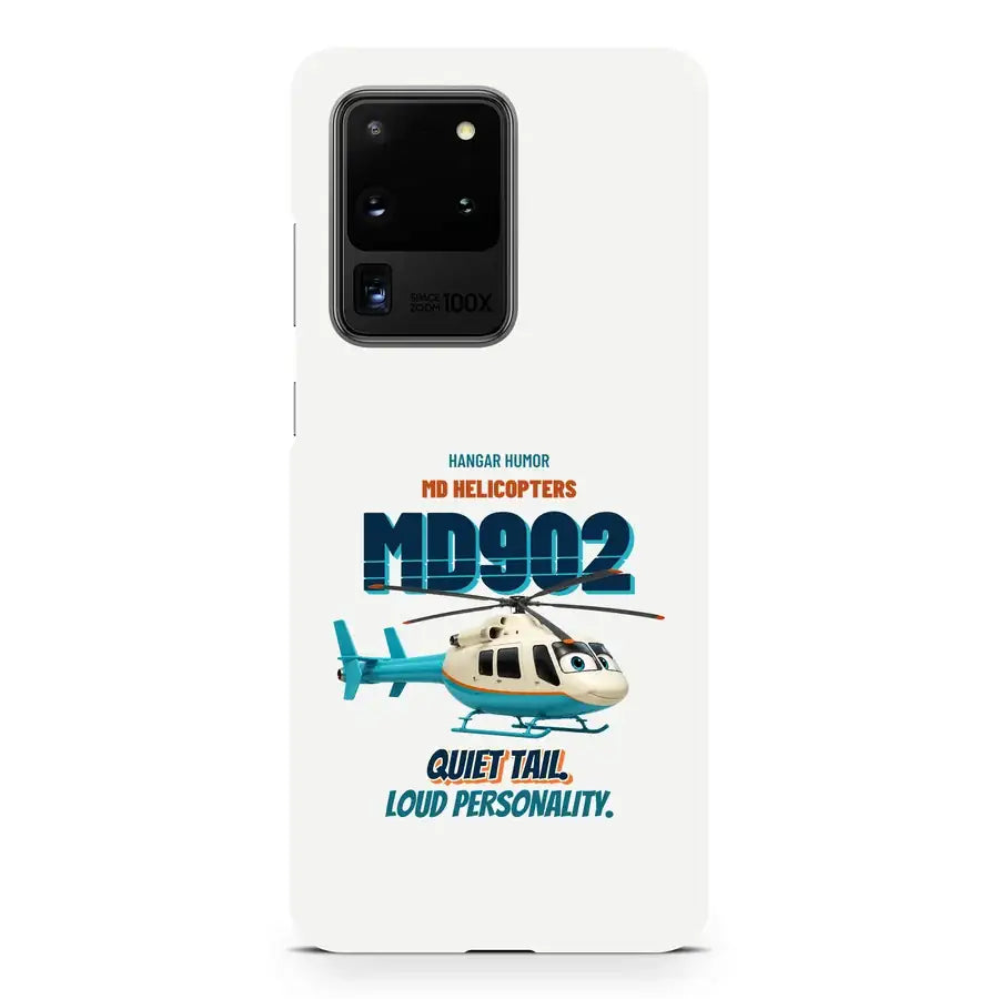 MD Helicopters MD 902 Explorer - Quiet tail. Loud personality. design on white samsung case