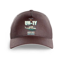 Thumbnail for Bell UH-1Y Venom - Super huey. Super mood. design on brown printed hat