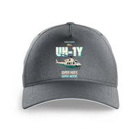 Thumbnail for Bell UH-1Y Venom - Super huey. Super mood. design on gray printed hat