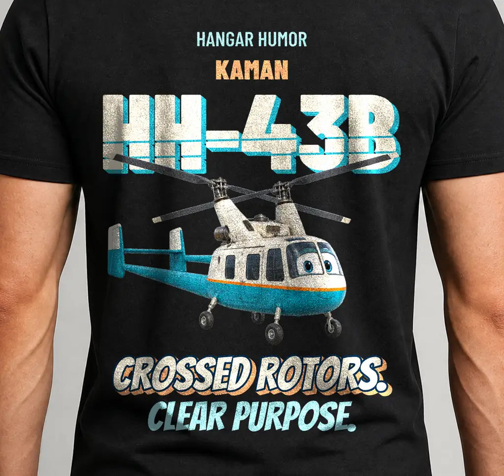 Kaman HH-43B Huskie - Crossed rotors. Clear purpose. - Cover