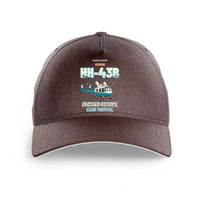 Thumbnail for Kaman HH-43B Huskie - Crossed rotors. Clear purpose. design on brown printed hat