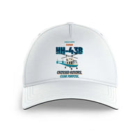 Thumbnail for Kaman HH-43B Huskie - Crossed rotors. Clear purpose. design on white printed hat