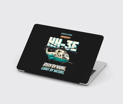 Sikorsky HH-3E Jolly Green Giant - Jolly by name. Giant by nature. design on black MacBook case