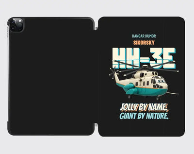 Sikorsky HH-3E Jolly Green Giant - Jolly by name. Giant by nature. design on black ipad tablet case