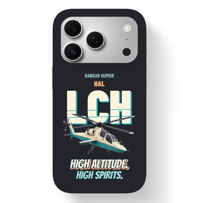 HAL LCH Prachand - High altitude. High spirits. design on black magsafe iphone 17 pro