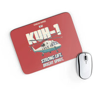 Thumbnail for KAI KUH-1 Surion - Strong lift. Bright spirit. design on red rectangle mouse pad