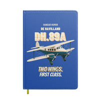 Thumbnail for de Havilland DH.89A Dragon Rapide - Two wings. First class. design on blue notebook