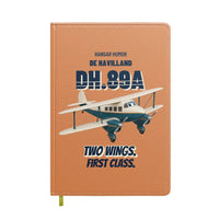 Thumbnail for de Havilland DH.89A Dragon Rapide - Two wings. First class. design on orange notebook