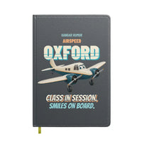 Thumbnail for Airspeed Oxford Mk I - Class in session. Smiles on board. design on gray notebook